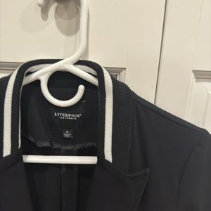 Liverpool Black and White Varsity Style Blazer